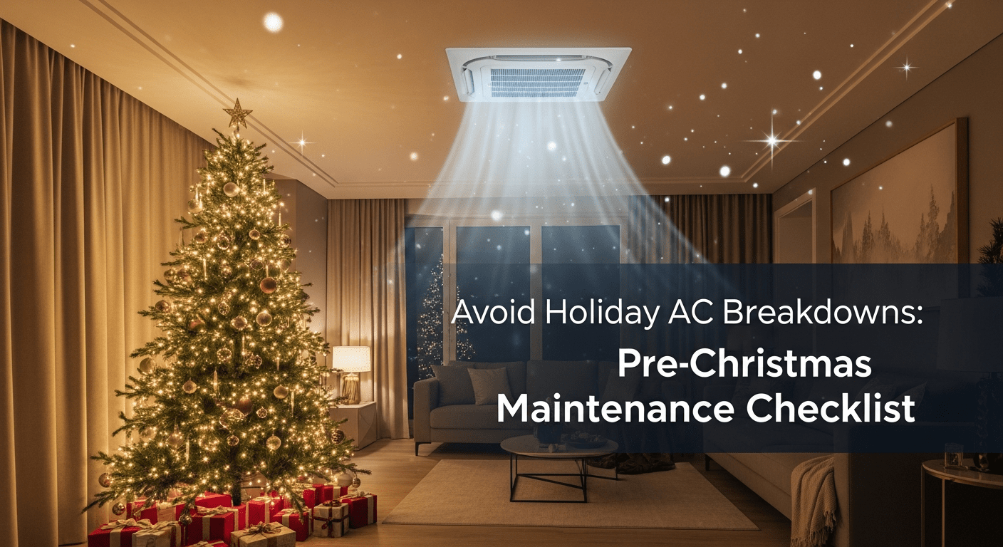 Pre-Christmas AC Maintenance Checklist | Clean Now