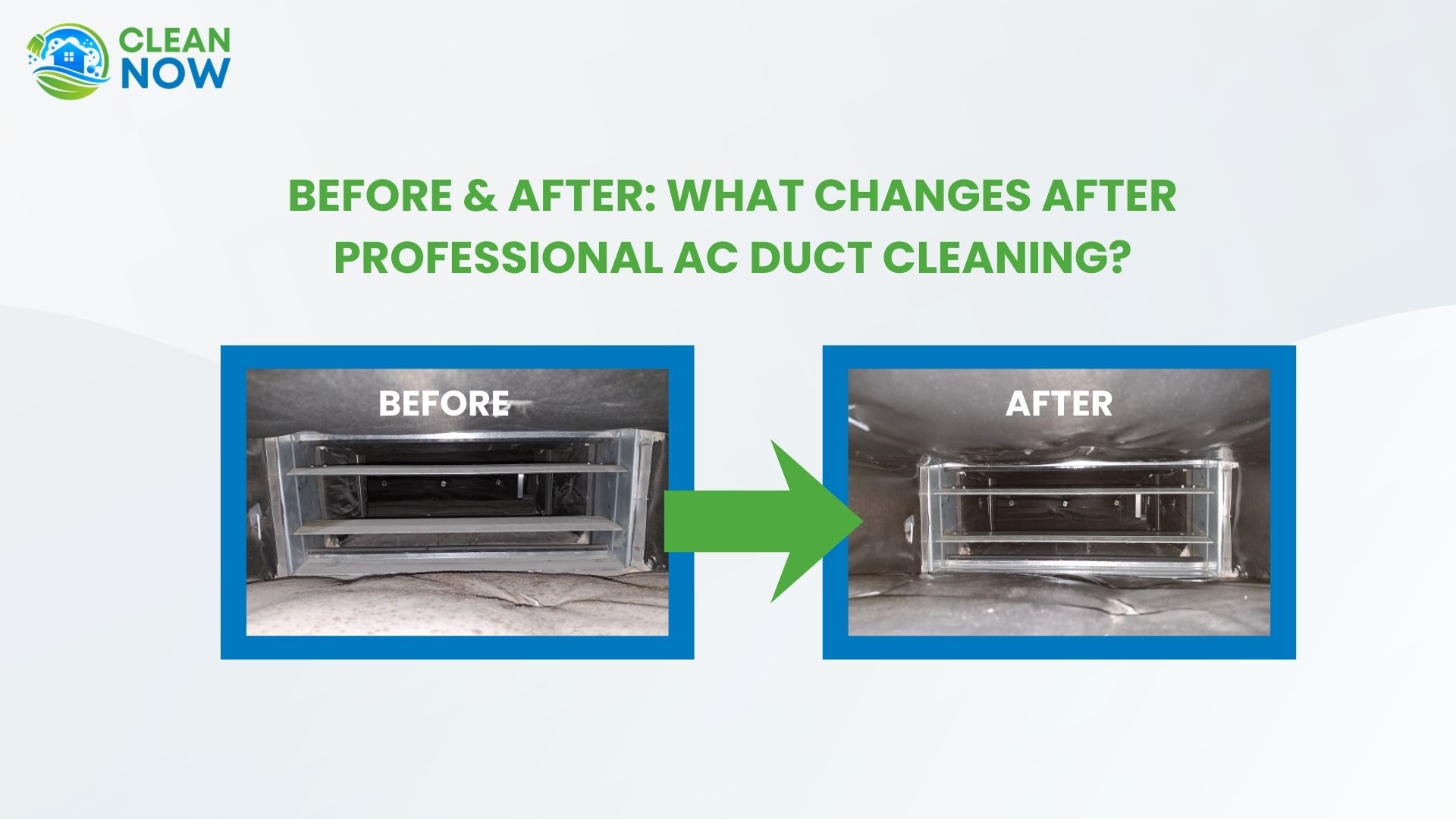 Before & After AC Duct Cleaning in Dubai | Clean Now
